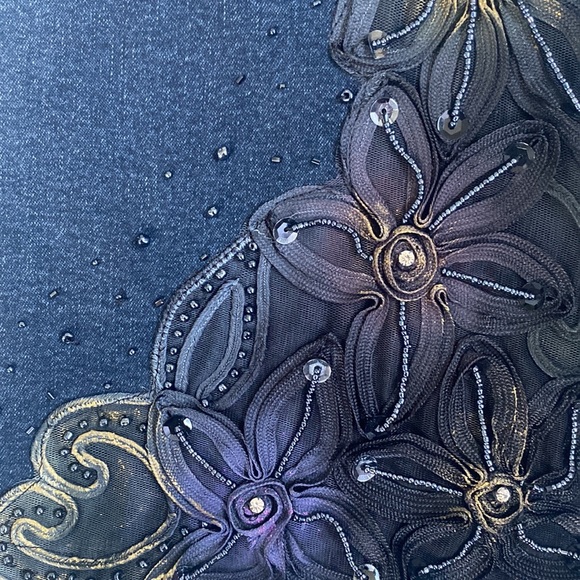 NWOT Sassy Thai Jeans Embellished Flare Jean - Picture 7 of 7